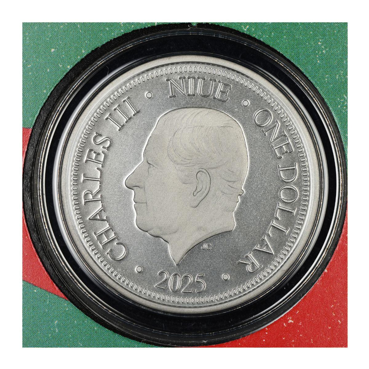2025 Niue Jurassic Park Coin & First Day Cover Stamp Set