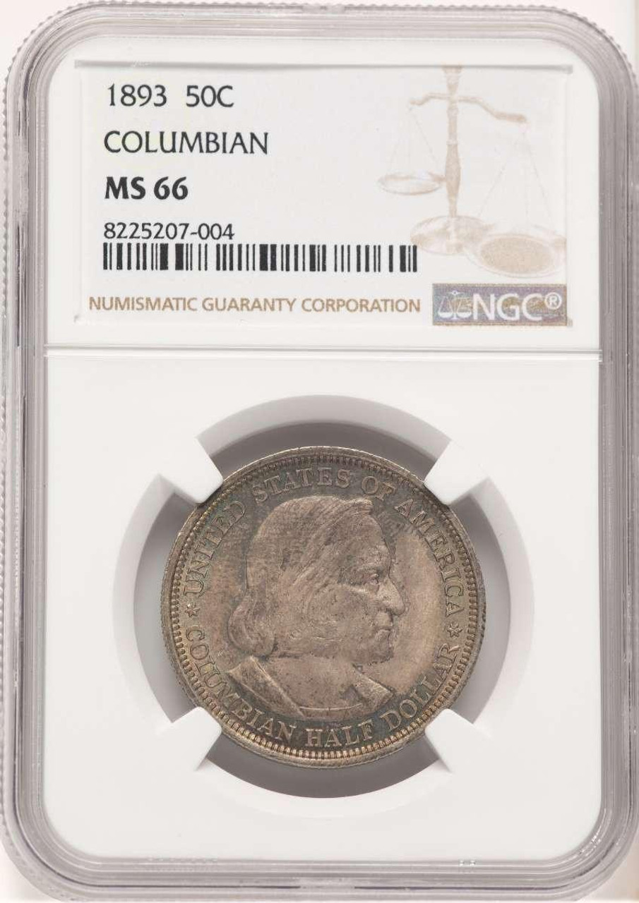 Bullionshark 1893 50C Commemorative Silver Coin NGC MS66   Columbian - HAT778741020 