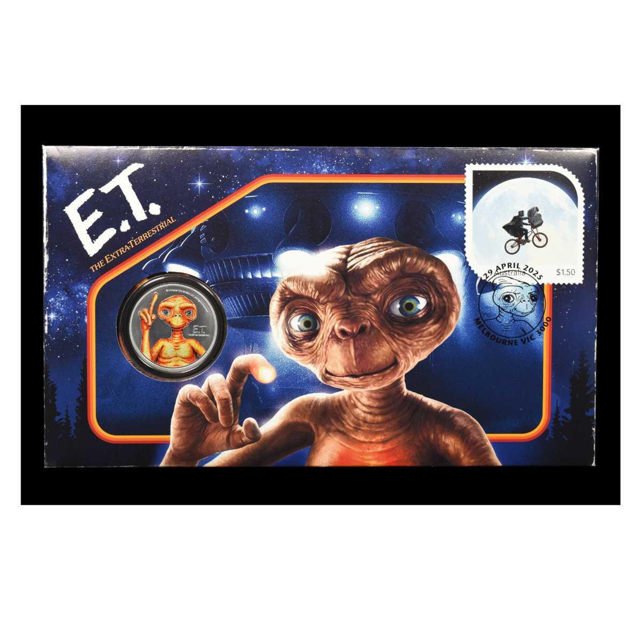  2025 Niue E.T. 10g CN Coin & Stamp Set 