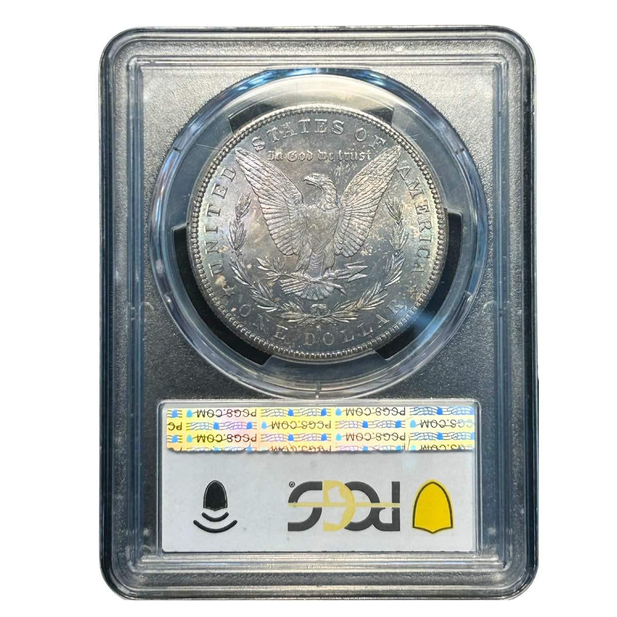 1881-S Morgan Silver Dollar PCGS MS 67 Crazy Colors