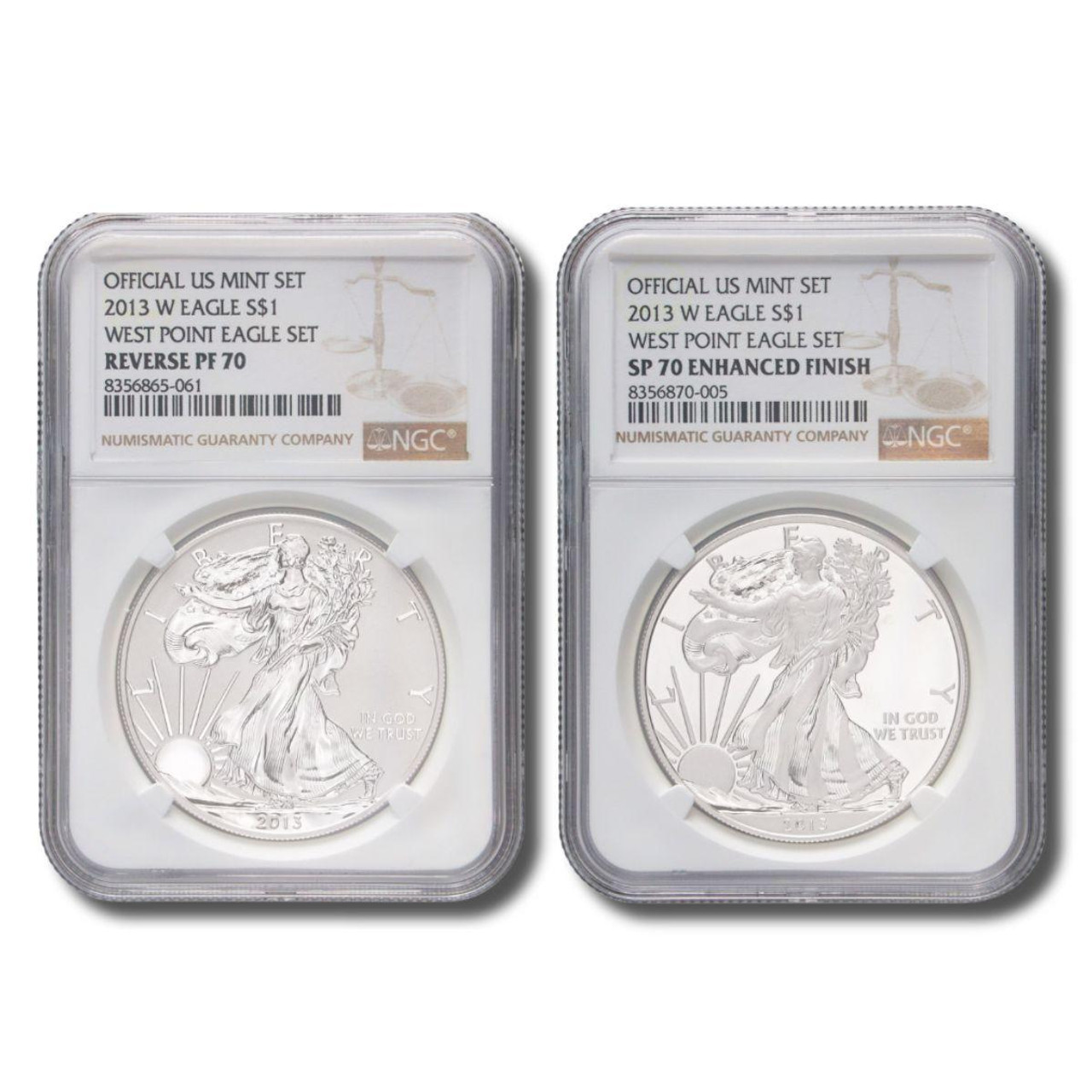 ★PCGS★最高鑑定★2013 w MS70 SP70 アメリカ イーグル 2013-W Burnished Silver Eagle PCGS SP70