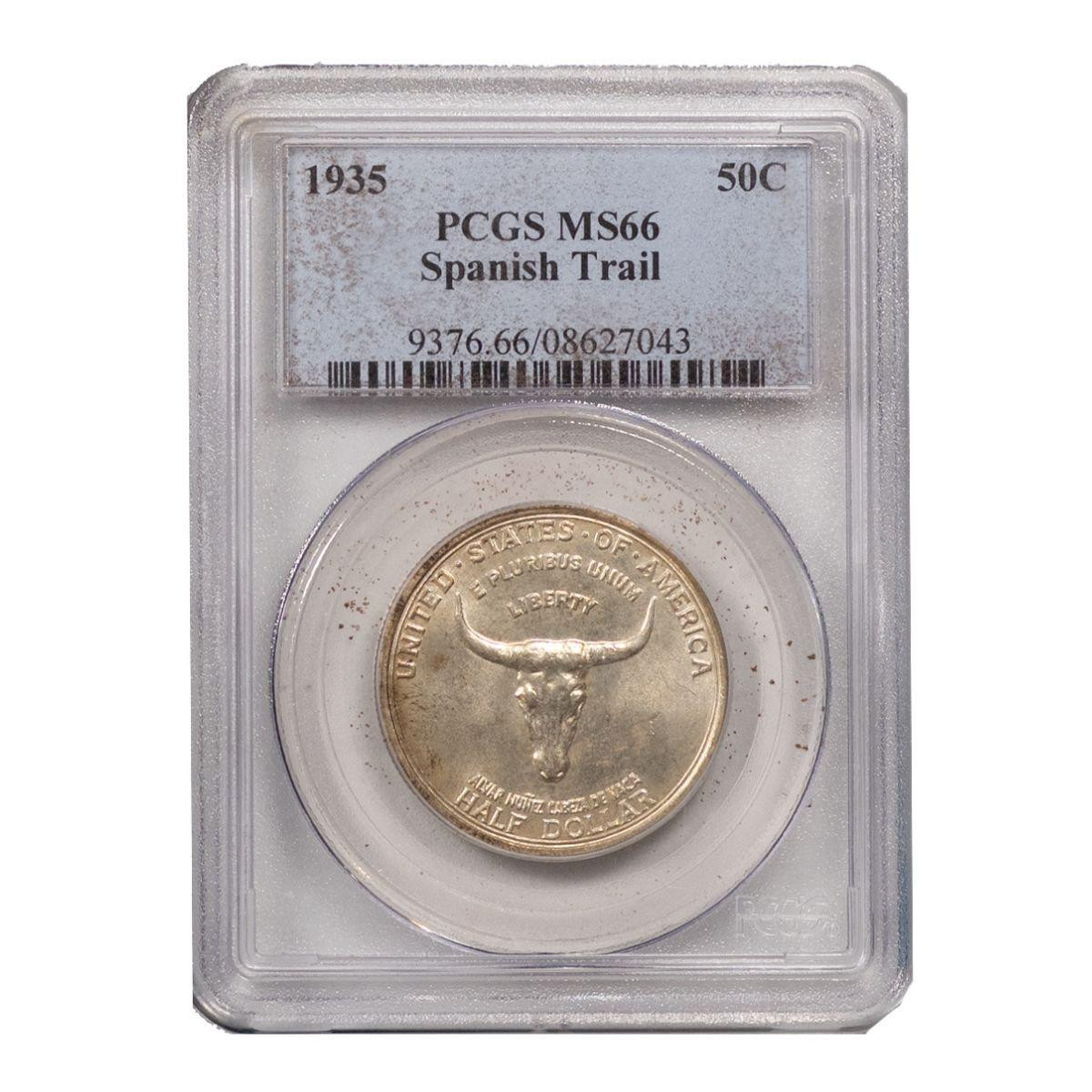 【PCGS MS66】ポルトガル エスクード ガルシア・デ・オルタ 626 1935 Spanish Trail Half Dollar Commemorative PCGS MS 66
