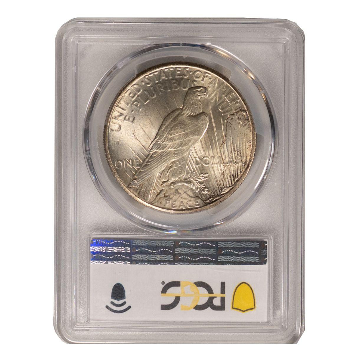 1927 Peace Dollar PCGS MS 65 - Bullion Shark