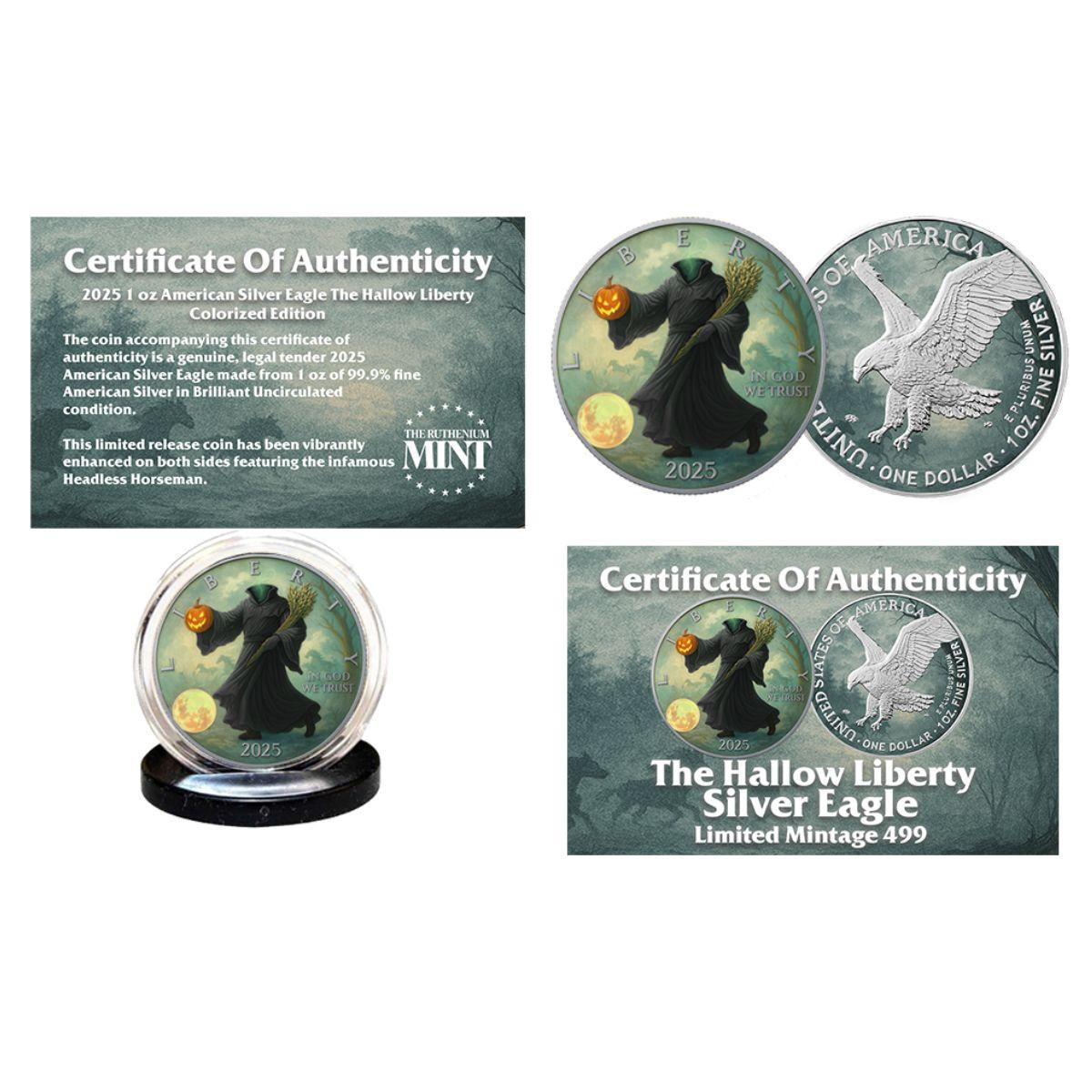2025 1 oz Silver Eagle - The Hallow Liberty - Limited Edition 1 of