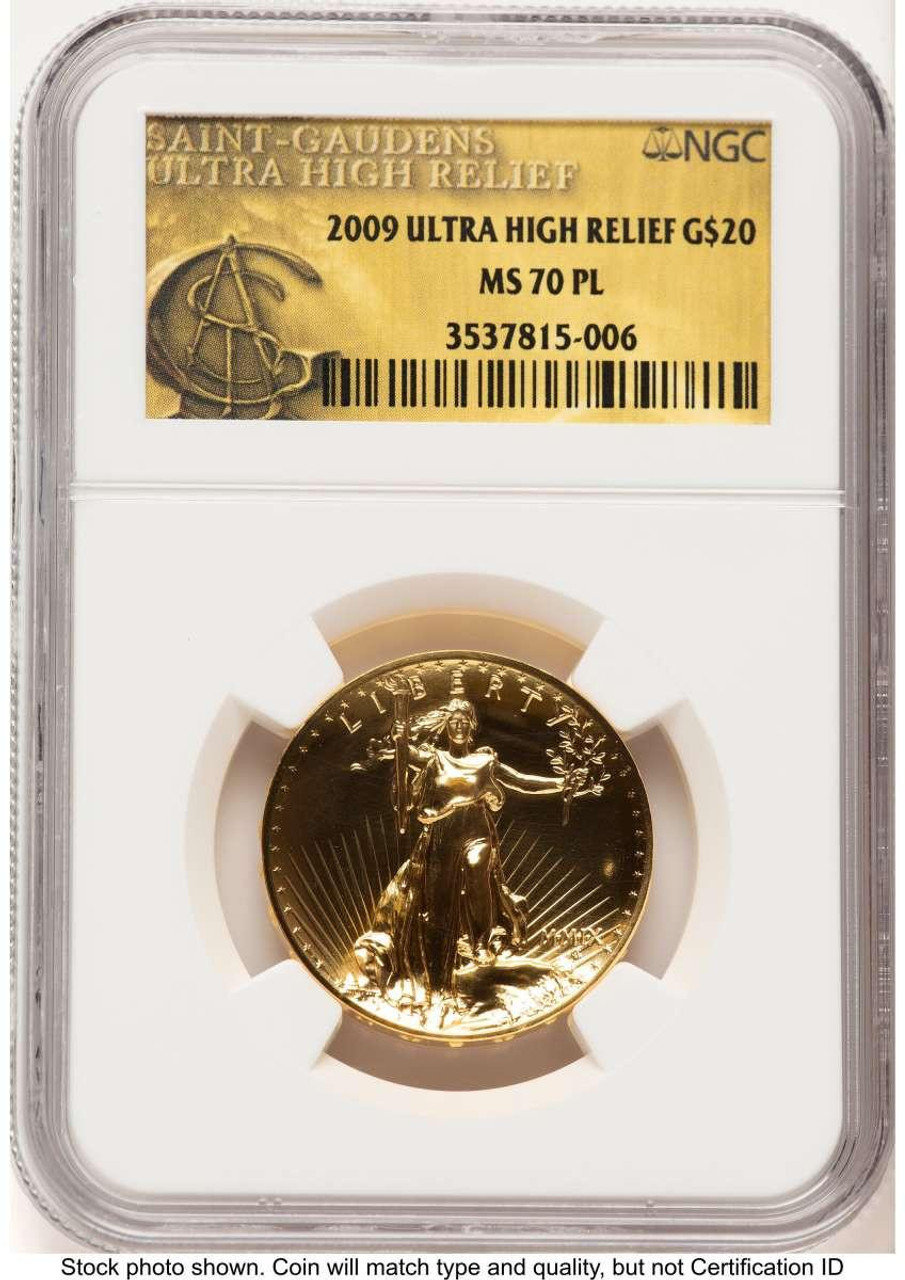 Bullionshark 2009 $20 Gold High Relief Coin NGC MS70   One-Ounce Gold Ultra  Twenty Dollar - HAT780874032  Bullionshark 2009 $20 Gold High Relief Coin NGC MS70   One-Ounce Gold Ultra  Twenty Dollar - HAT780874032