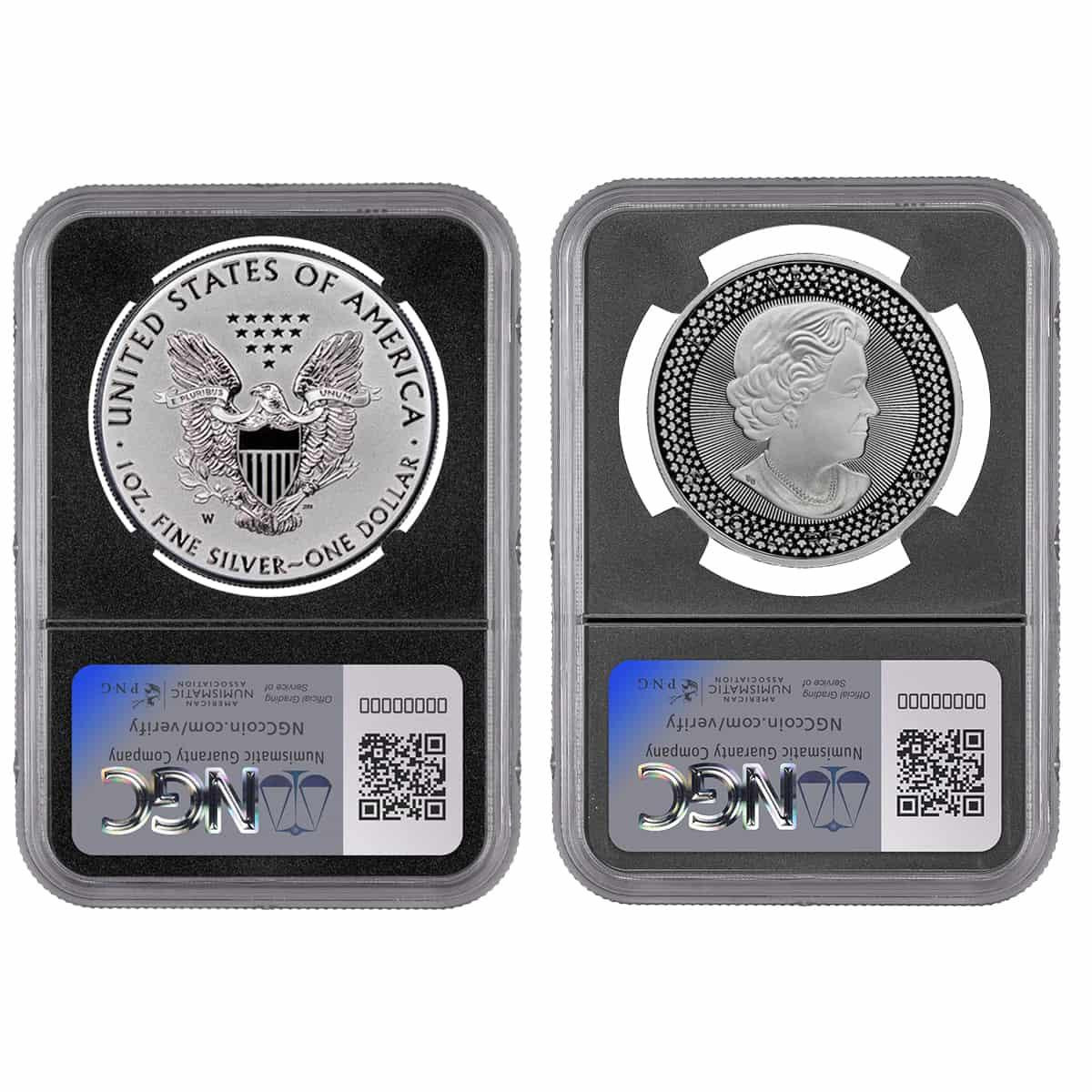 2019 Pride of Two Nations 2-Coin Set NGC PF70 FDI Mercanti/Taylor