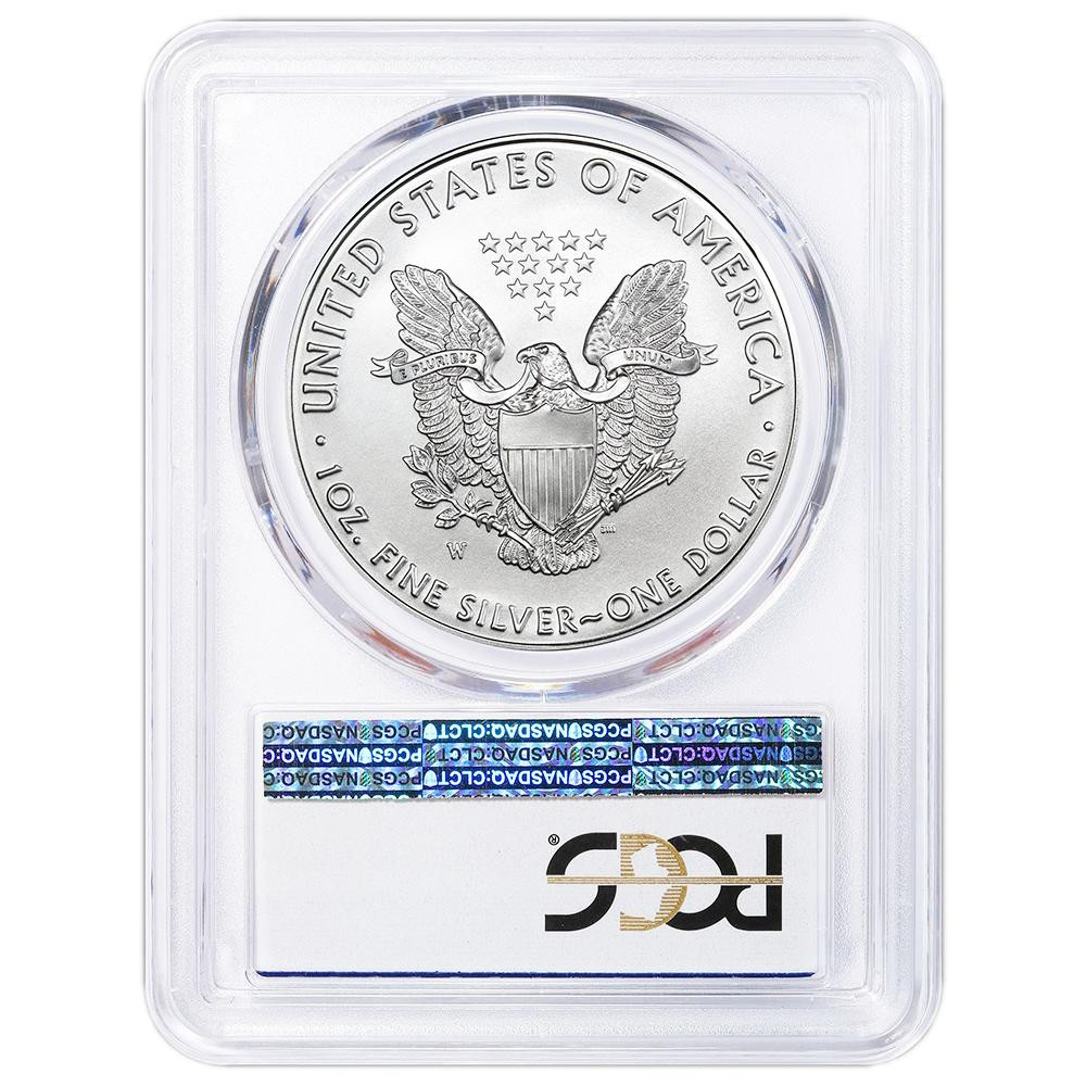 2008-W Burnished Silver Eagle PCGS SP70