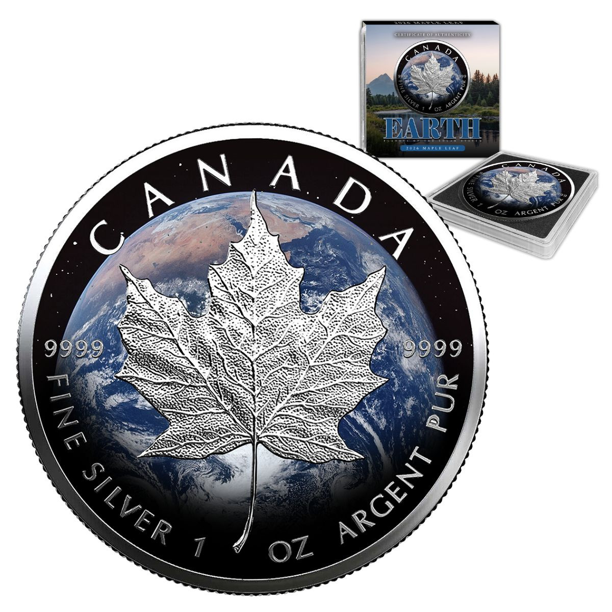 2026 Earth Maple Leaf – Planets of the Solar System Series