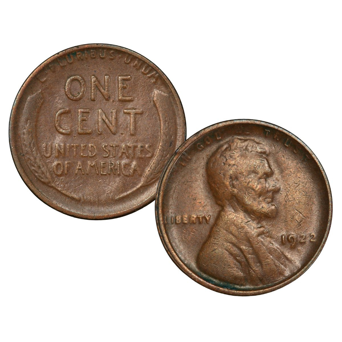 1922-D Lincoln Cent Circulated - Key Date (F-VF Condition)