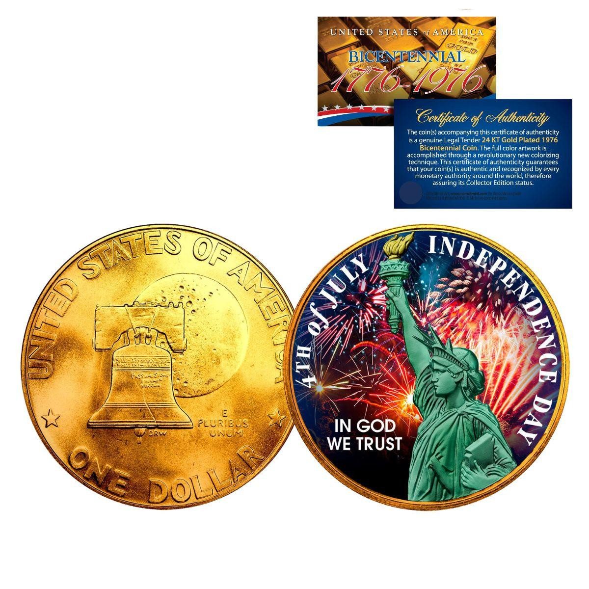1976 Bicentennial Eisenhower Dollar – 4th of July Independence Day