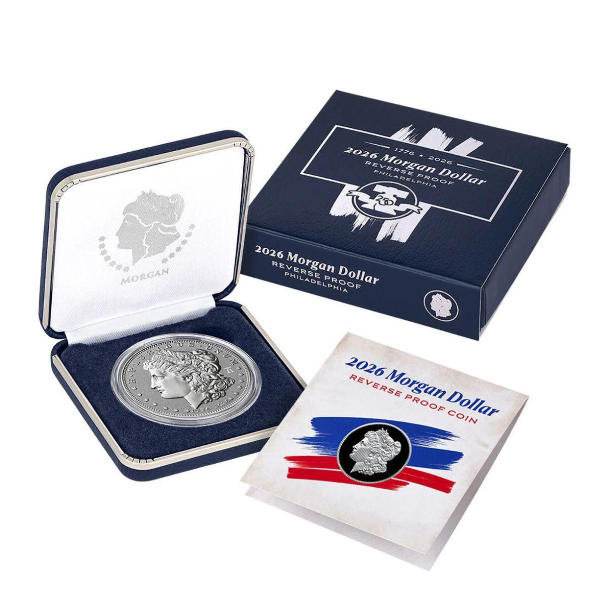 2026 Morgan Silver Dollar Reverse Proof Liberty Bell Privy Mark in