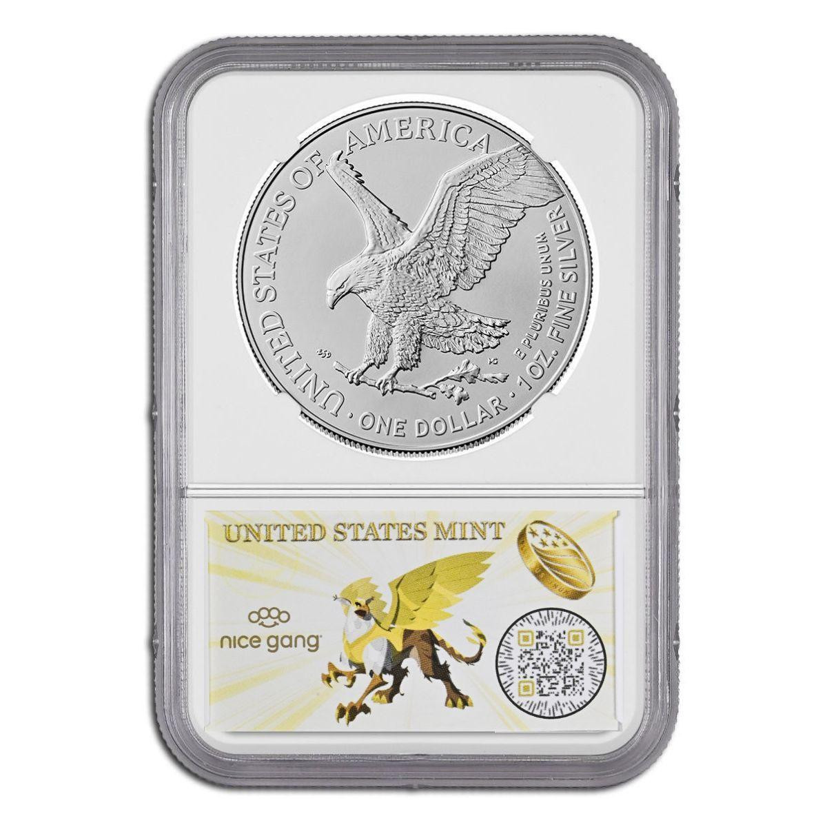 2025 Eagle Privy American Silver Eagle NGC MS70 - One of First