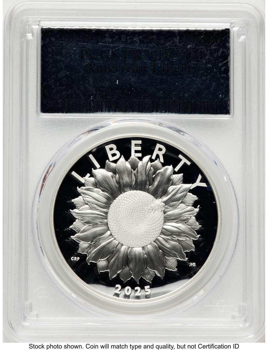 Bullionshark 2025-P Medal Medals and Tokens PCGS MS70   American Liberty Medal - Silver - HAT521758268 