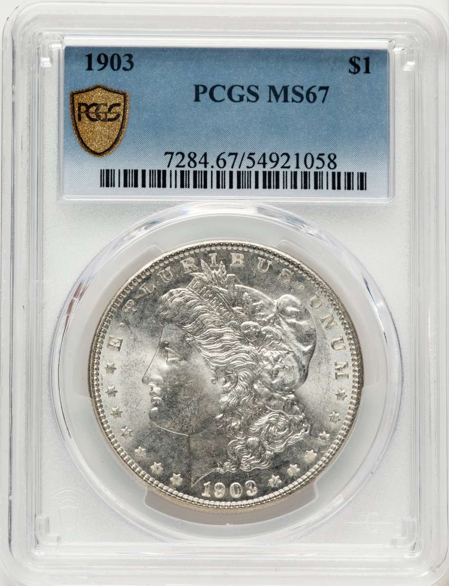 Bullionshark 1903 S$1 Morgan Silver Dollar Coin PCGS MS67 - HAT524686025 
