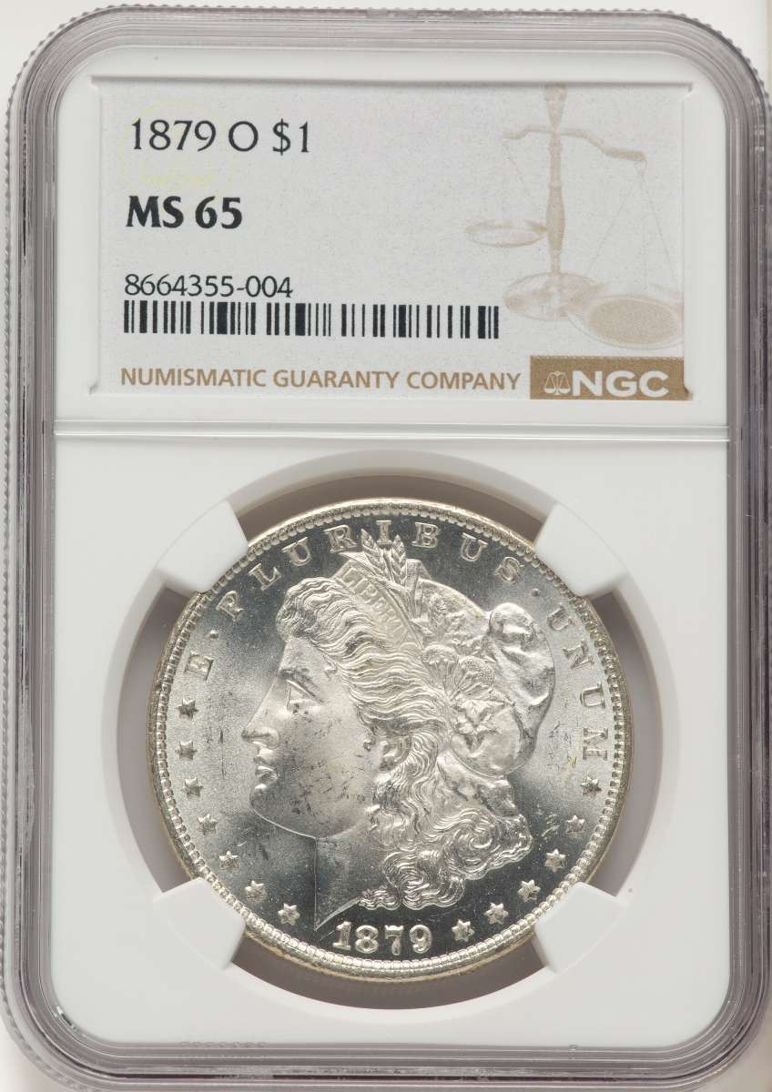 Bullionshark 1879-O S$1 Morgan Silver Dollar Coin NGC MS65 - HAT787594012 