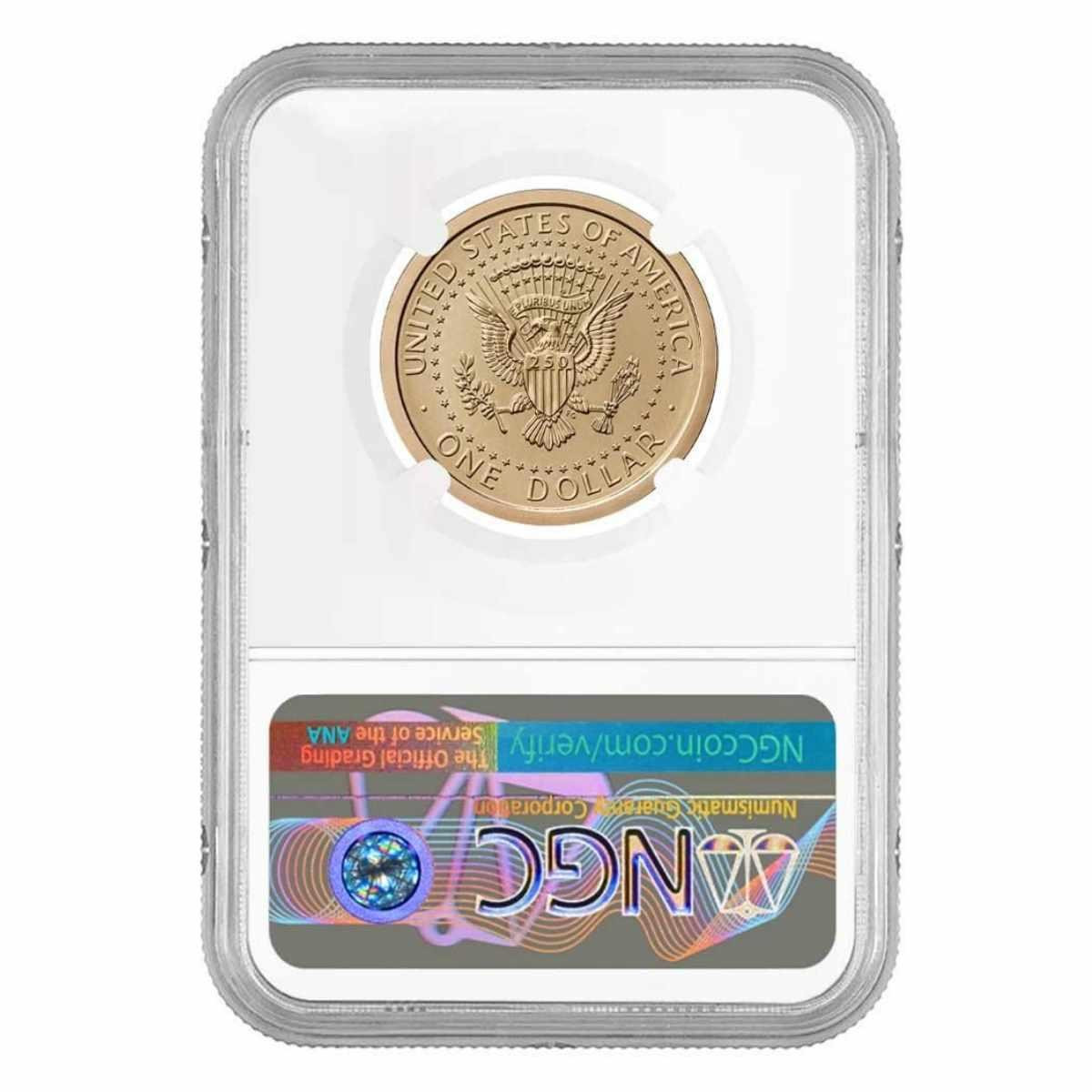 2026 President Donald J. Trump Dollar NGC GEM UNC America 250 Label