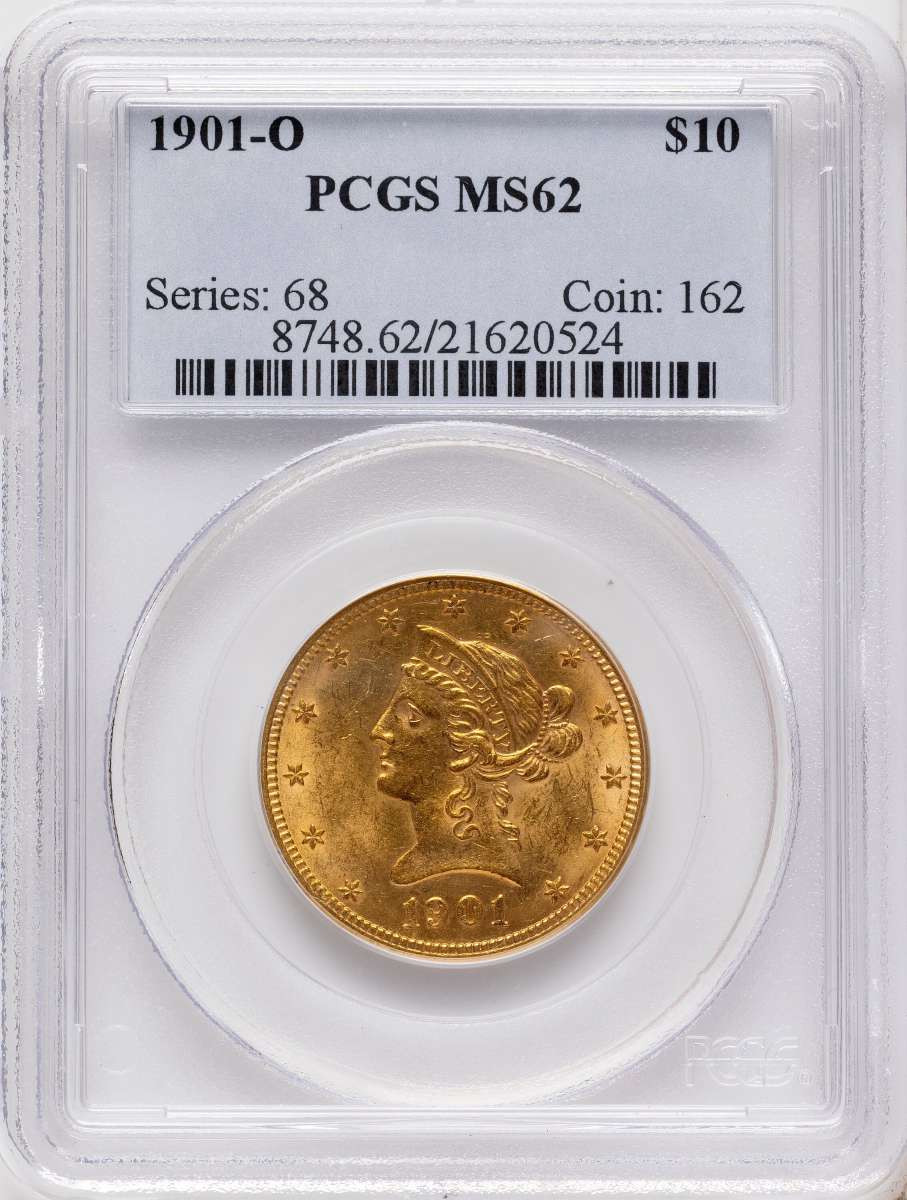 Bullionshark 1901-O $10 Gold Liberty PCGS MS62 - HAT507835016 