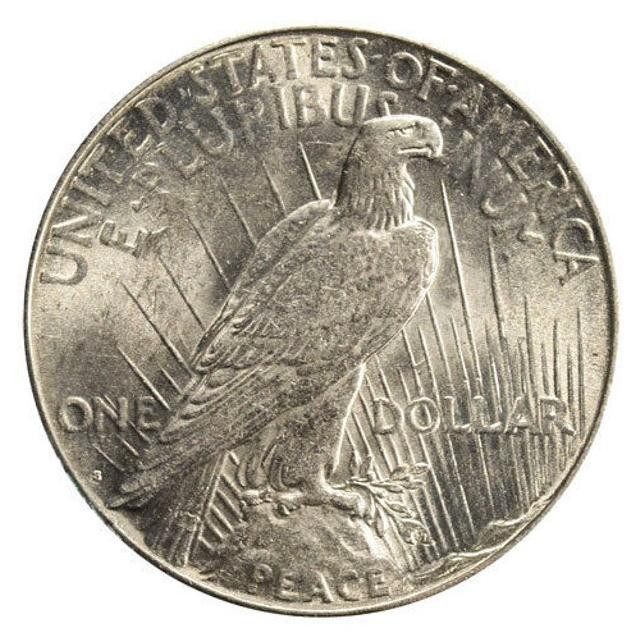 1924-S Peace Dollar Brilliant Uncirculated - BU - Bullion Shark