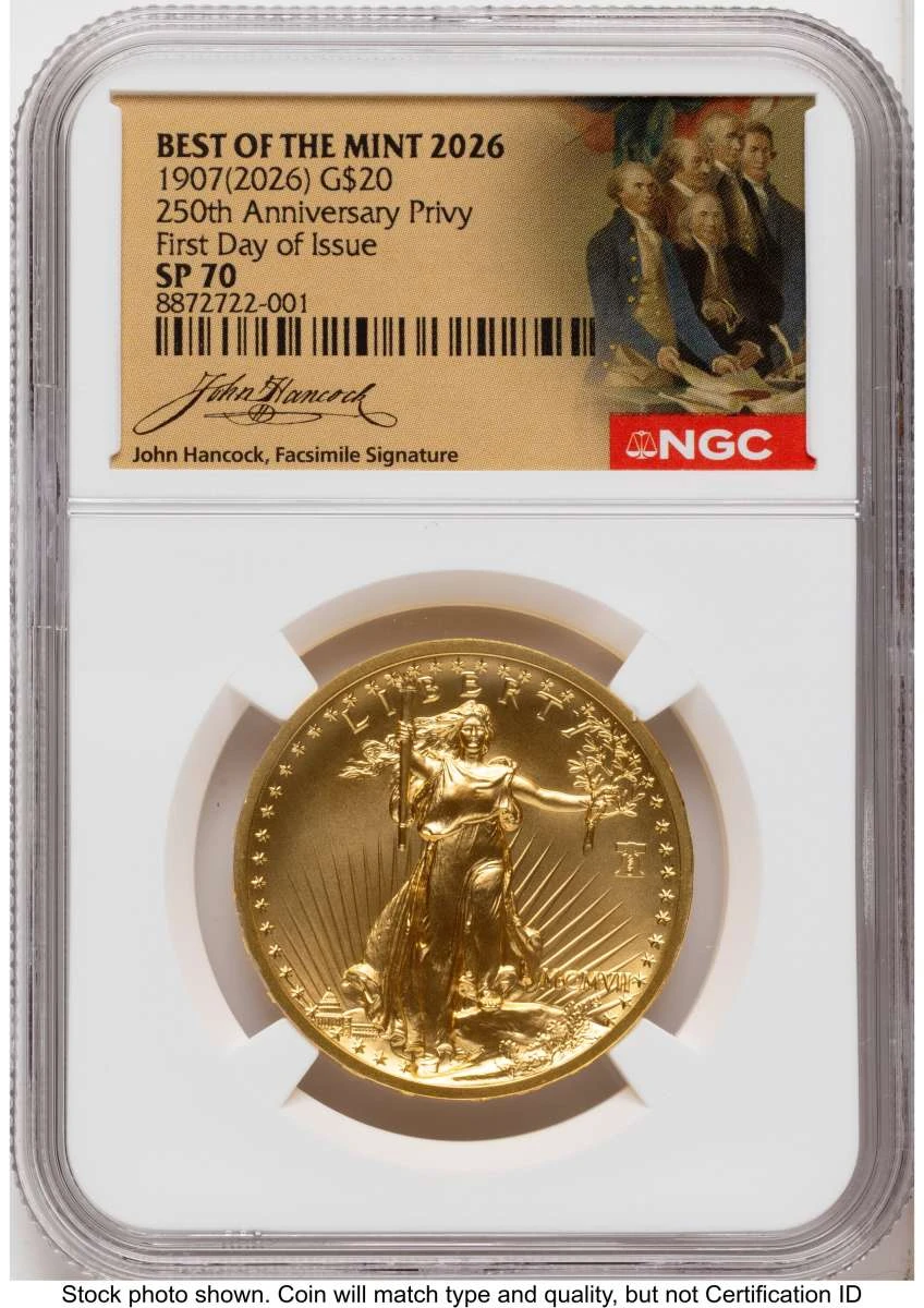 1000 MS Modern Bullion Coin NGC MS70 coin front image
