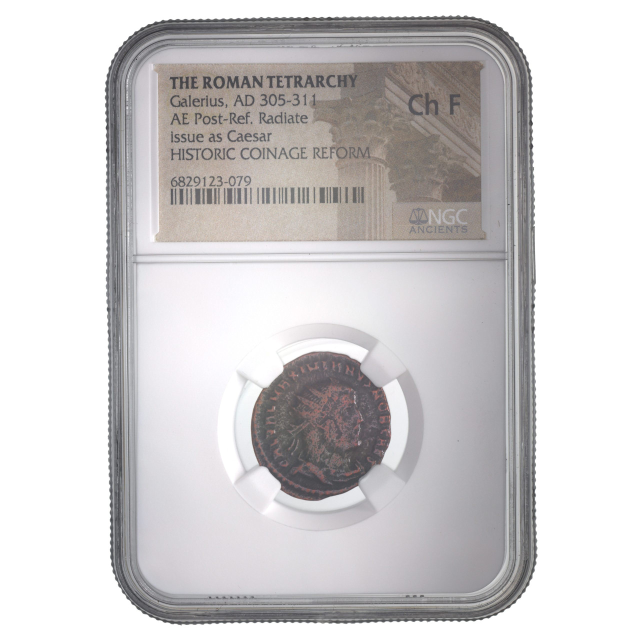 Roman AE of Galerius (AD293-311) NGC (CH-F)