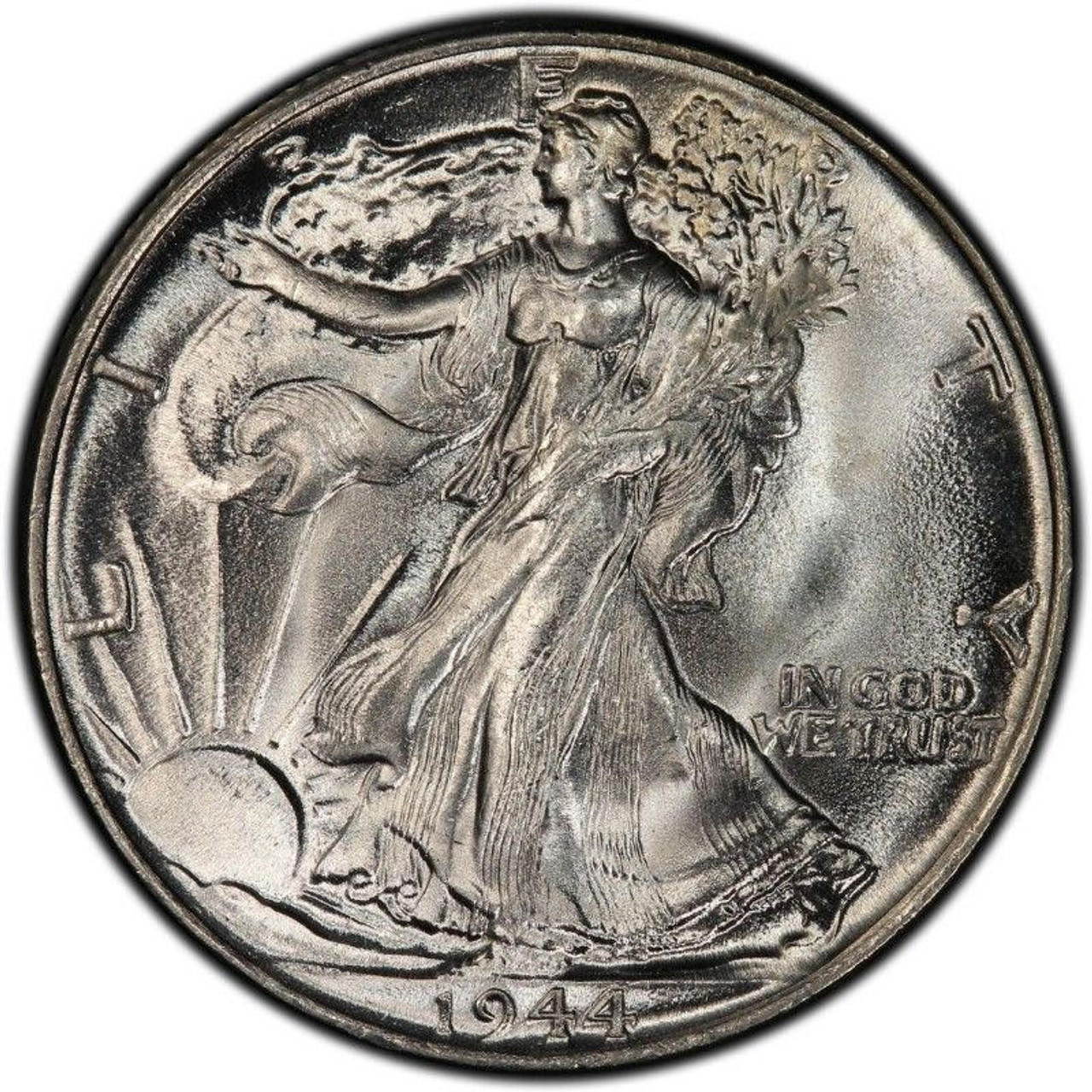 1944-P Walking Liberty Half Dollar Brilliant Uncirculated - BU