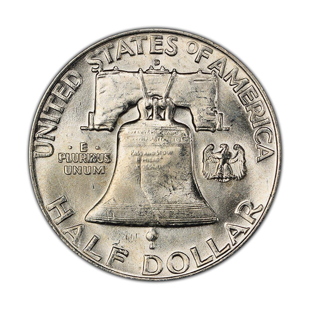 1957 Benjamin Franklin Half Dollarハーフダラー 26448-2.jpg?v-cache=1650260938