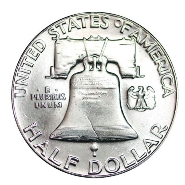 1958-P Franklin Half Dollar Brilliant Uncirculated - BU - Bullion