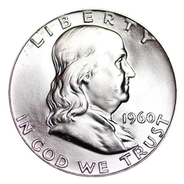 Buy 1960-P Franklin Half Dollars Online - 1960-P Franklin