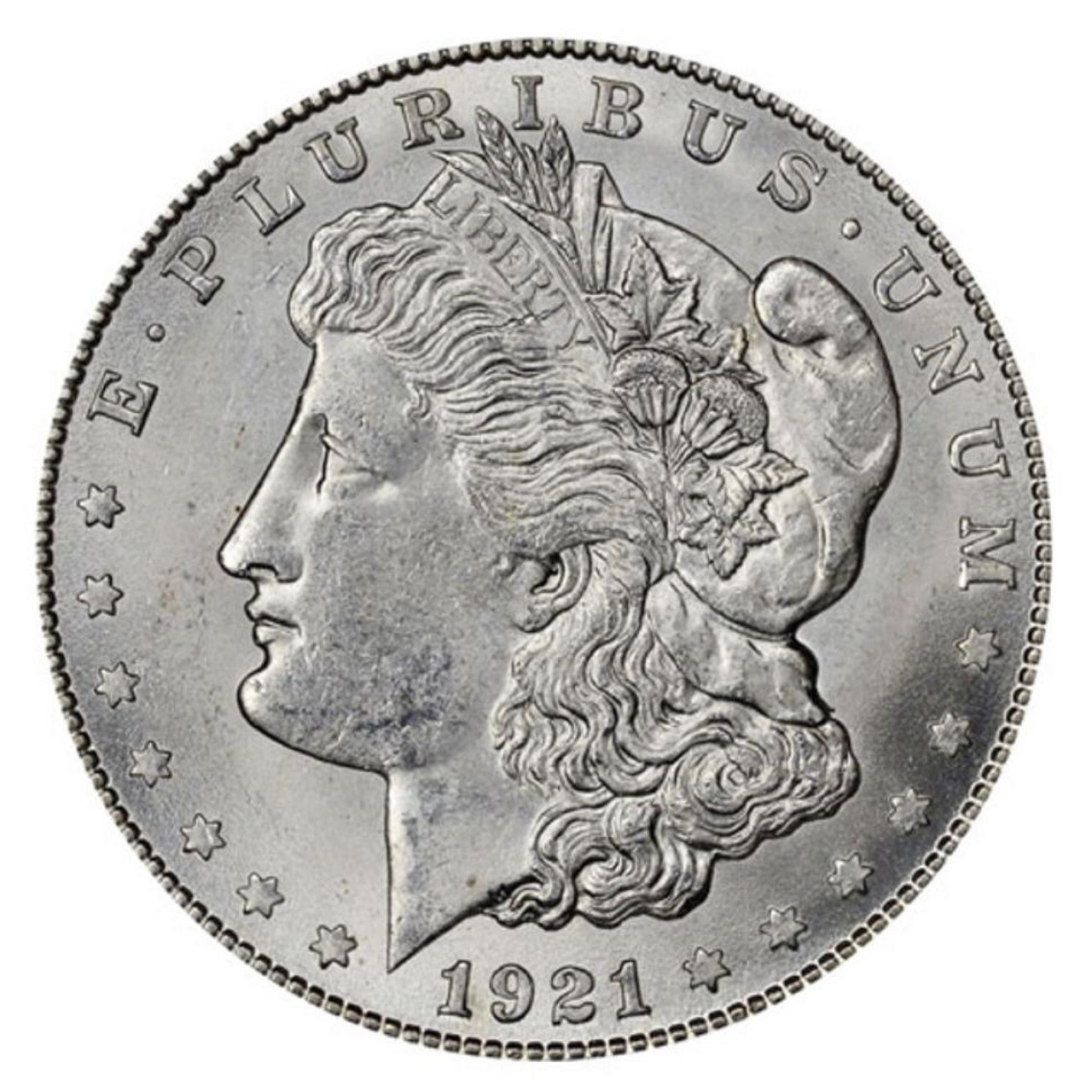 1921-S Morgan Silver Dollar BU - Bullion Shark Rare Coin Dealer