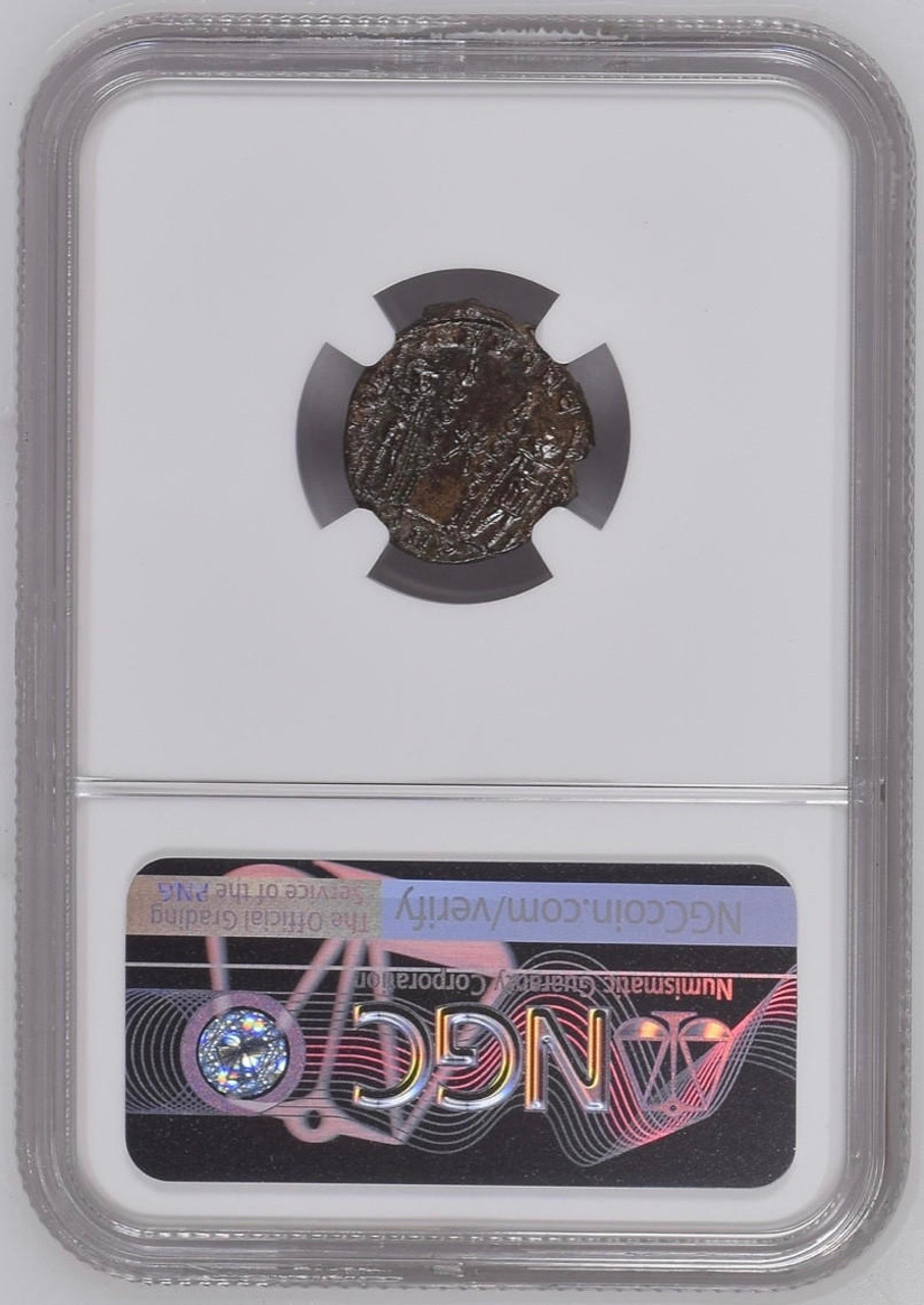 AD 307-337 Ancient Roman Bronze Constantine NGC XF - Epfig Hoard 