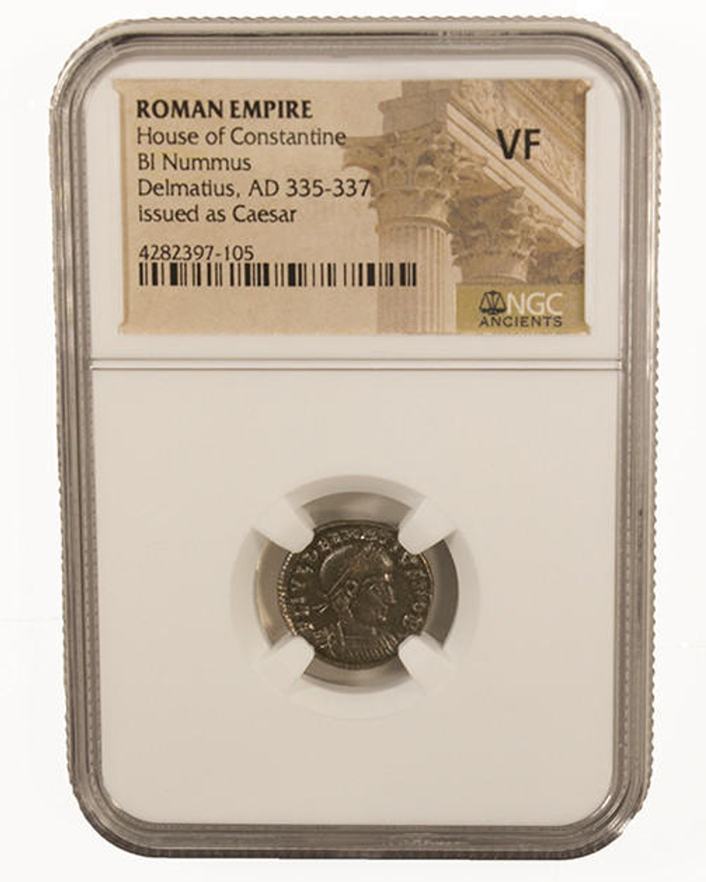 Bullionshark Roman AE of Delmatius (AD 335-337) NGC (VF)