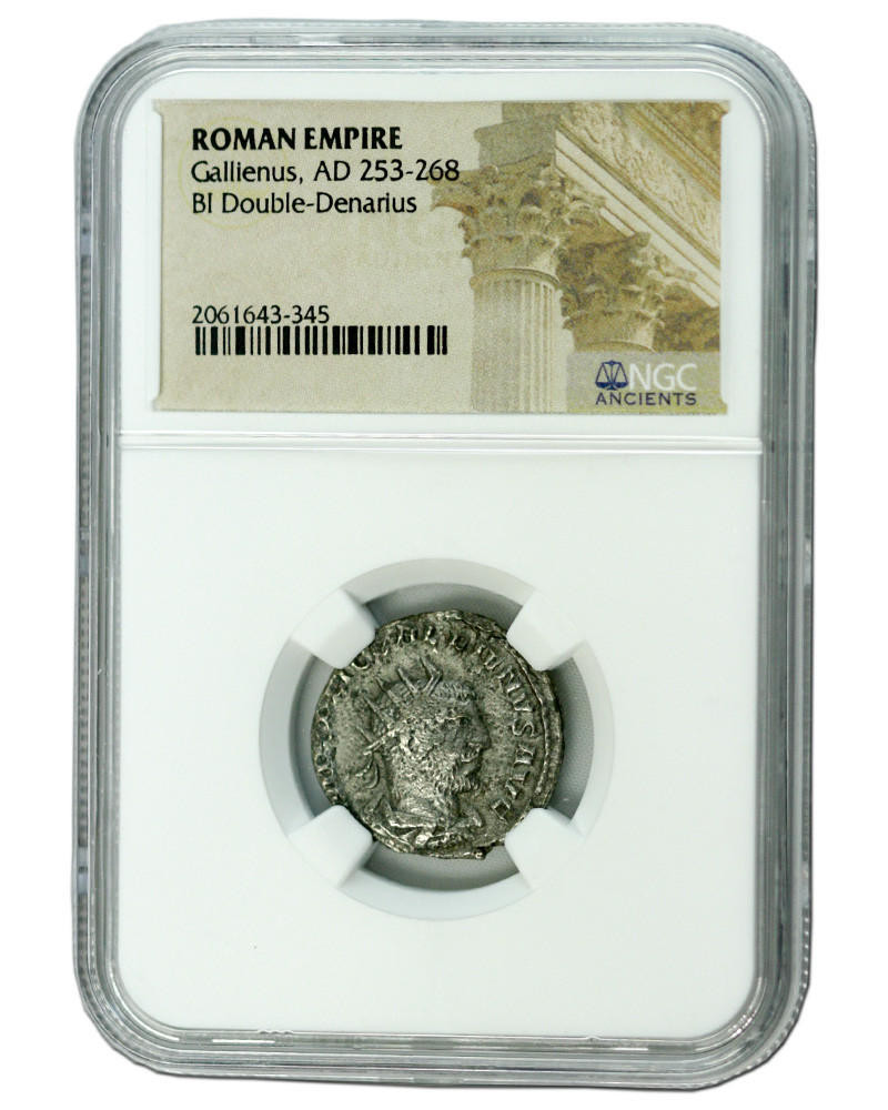 Roman Silver Antoninianus of Gallienus (AD 253-268) NGC (Medium