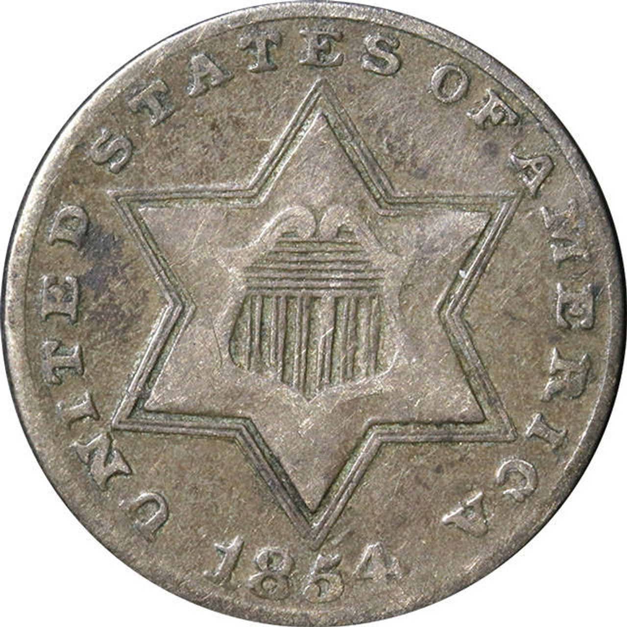 Bullion shark 1851-1873 Three Cent Silver - The Only "Trime" Bullion shark 1851-1873 Three Cent Silver - The Only "Trime"
