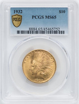 1932 $10 Indian Gold Coins