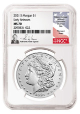 Thomas Uram Hand-Signed Labels Available Exclusively from Bullion Shark