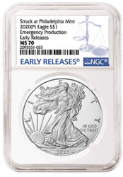 2020 (P) American Silver Eagles: A New Modern Rarity