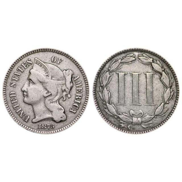 18651889 Three Cent Nickel Circulated