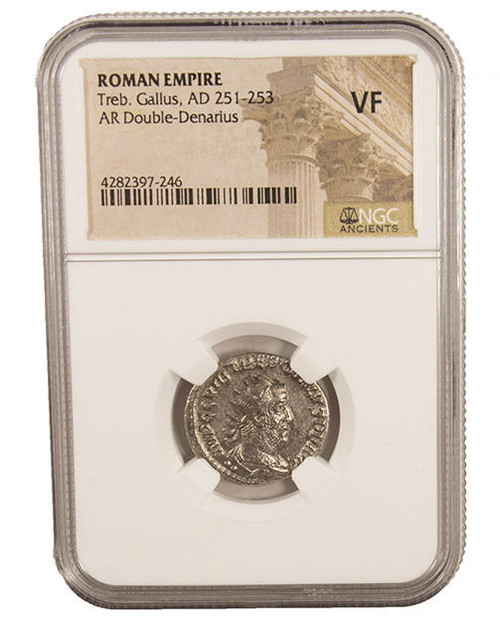Roman AE Antoninianus of Diocletian (AD284-305) NGC (VF)