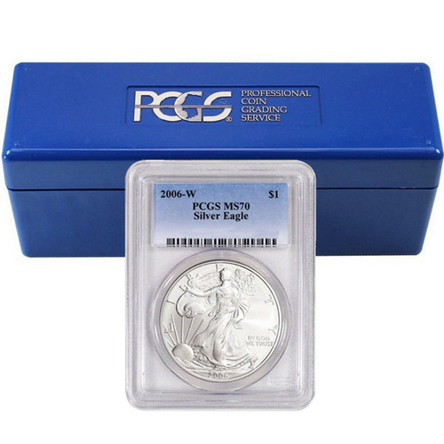 Bullionshark 2006-2023 Complete Burnished Silver Eagle Set PCGS SP70 (16 Coin Set) 
