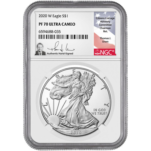 2020 Mongolia 5000T Majestic Eagle 5oz .999 Silver BlackProof Coin