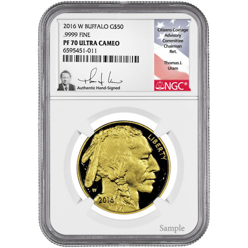 2013-W $50 Reverse Proof Gold Buffalo NGC PF70 UCAM 100th
