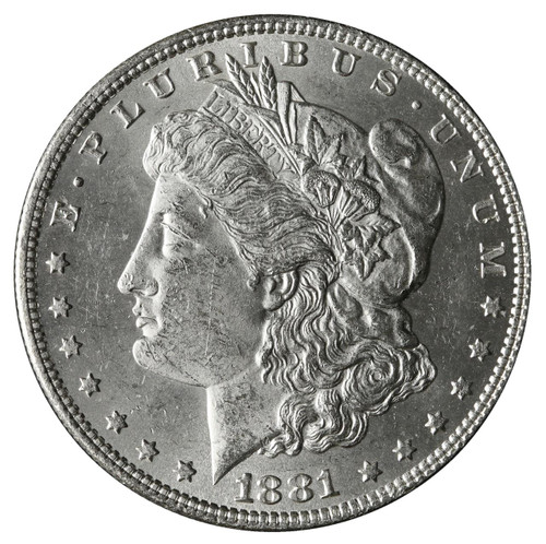 3459 of 3766 1881-CC Morgan Silver Dollar Brilliant Uncirculated - BU