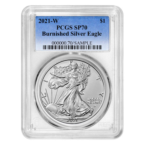 2006-W Burnished Silver Eagle PCGS SP70