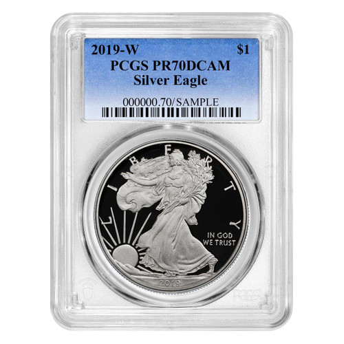 ★黒コア×ダムストラ★2021W ASE Type2 PCGS PR70 FDI 2021-W Proof Silver Eagle PCGS PR70 - Type 2