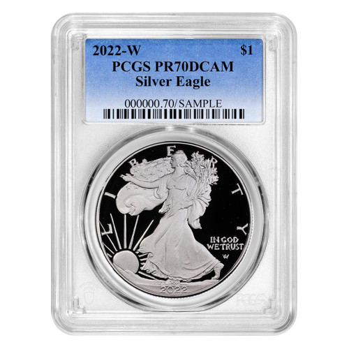 2021-W Proof Silver Eagle PCGS PR70 - Type 1