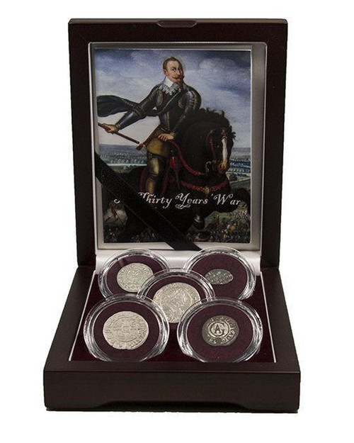 Bullionshark Thirty Years War: Europe's Bloodiest Conflict (Five-Coin Box) 