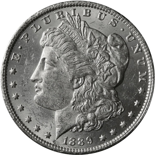 1889-O Morgan Silver Dollar NGC AU58