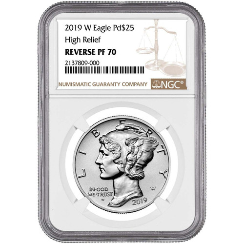 2021 $25 Palladium Eagle NGC PF70 UCAM