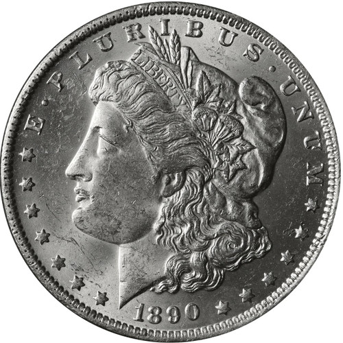 Bullionshark 1890-O Morgan Silver Dollar Brilliant Uncirculated - BU 