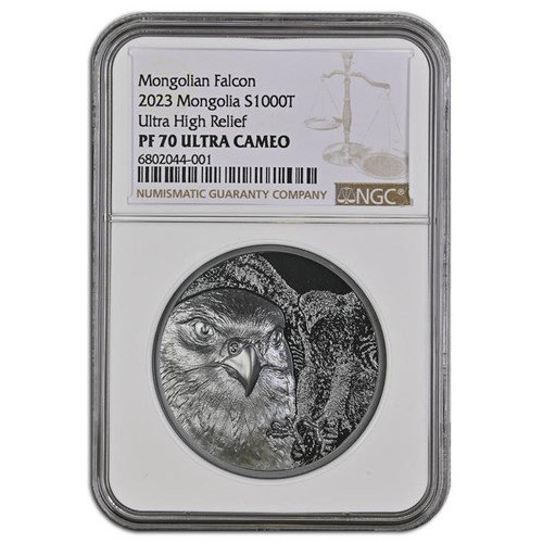 2023 250T Copper Mongolian Falcon NGC PF70 RD UCAM - Ultra High Relief